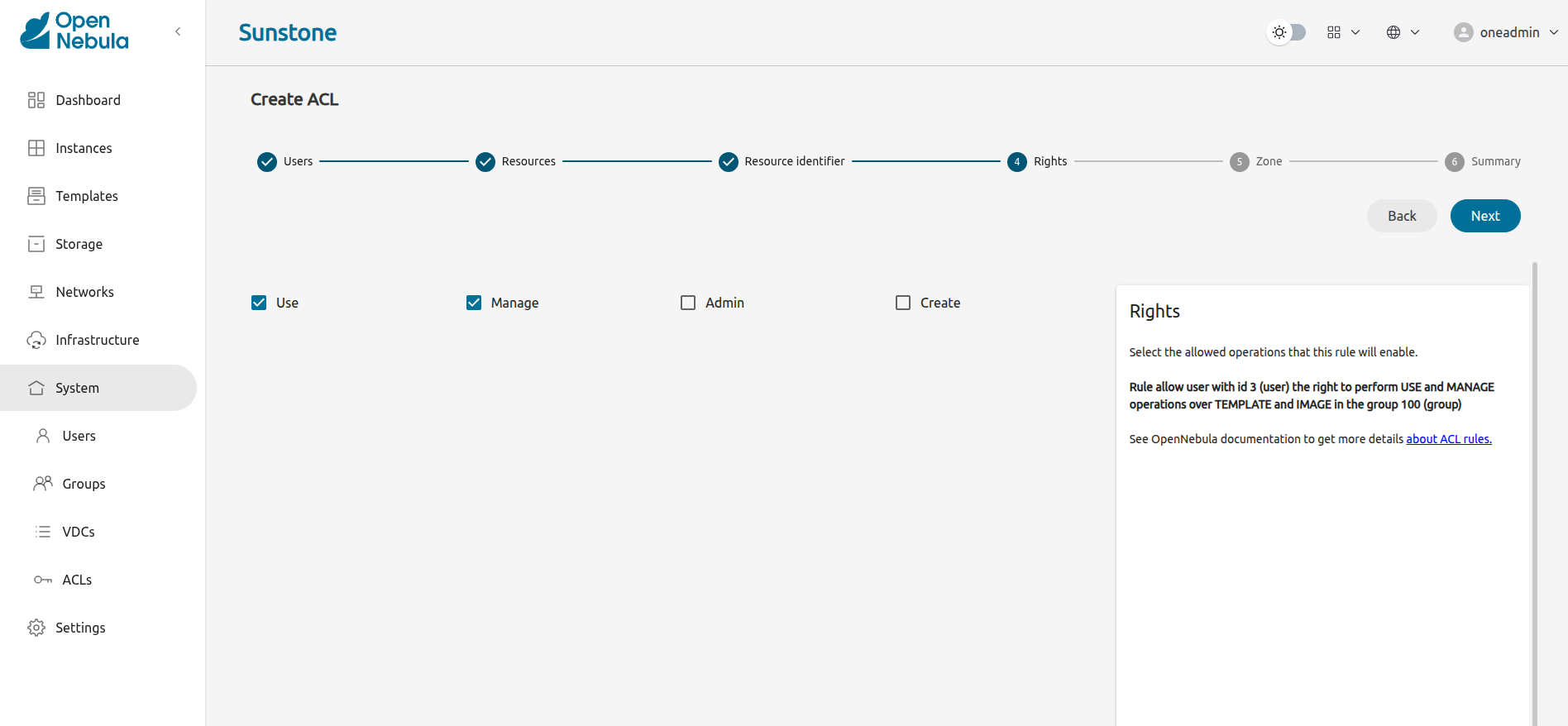 sunstone_acl_create_rights